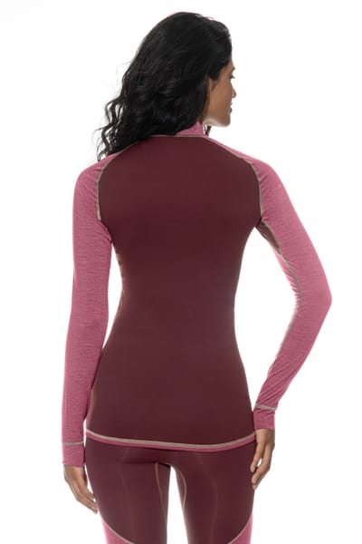 T-shirt met lange mouwen Serie PRFRMNC+ Energetic Red Melange
