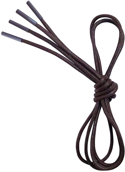 Dailygoods- Gewaxte Veters 2,5 mm - Ronde Veters - Geschikt voor Oxford/Schoenen - Nette Zakelijke Schoenen - Leren Schoenen - Veranderbare Kleur - Schoenveters