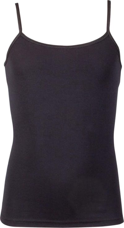 Beeren Bodywear Meisjes Singlet - 1 stuk - (PA) - Zwart - Maat M