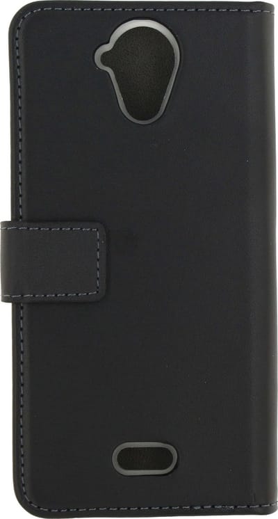Mobilize Telefoonhoesje geschikt voor Wiko U Feel Lite Hoesje | Mobilize Classic Gelly Wallet Bookcase Portemonnee | Pasjeshouder voor 2 Pasjes | Telefoonhoesje voor Pinpas / OV Kaart / Rijbewijs - Zwart