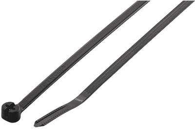 Wurth - Kabelbinder KBL MZUV PA metalen lip goedk. zwart - KBL MZUV kabelbinder van polyamide met metalen tong UV-bestendig, zwart Lengte 290 mm