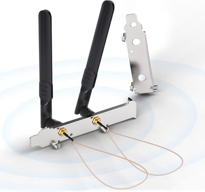 Dual-band WiFi Antenne 2.4/5GHz 8dBi met RP-SMA stekker en IPX kabel voor Router en Laptop