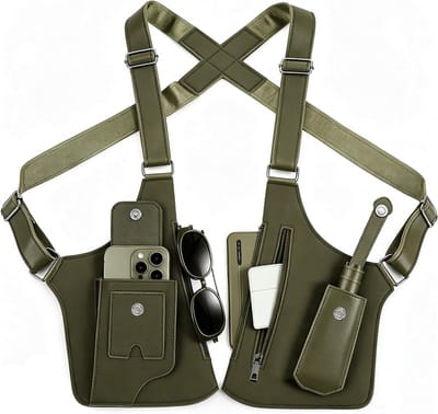 Versteekte, Verstelbare Holster Tas voor Mannen - Ideaal voor Dagelijks Gebruik en Reizen, Draagcomfort en Veiligheid