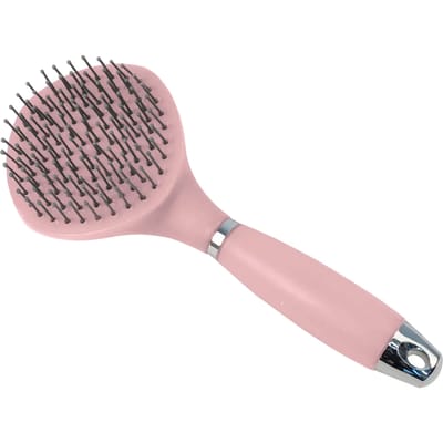 Waldhausen Manenborstel Met Gelgrip 23 cm - Paardenverzorging - Lichtroze Met Gelgrip