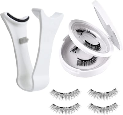 Magnetische Wimpers - Kunstwimpers Set - Make-up Aanbrengen - Geen Lijm Nodig - 4 Stuks - Zwart