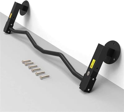 Fitness Bar - Krachtraining Apparaat - Thuis Trainen - Stevig Staal Ontwerp - 300kg Capaciteit - Zwart