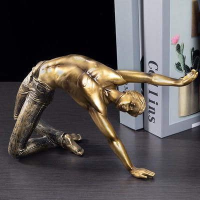 Europese Fitness Mannen Beeldjes Ornamenten Modelkamer Decoratie Premium Stijl Woonkamer Entree Wijnkast Huisgebruik Decoratie