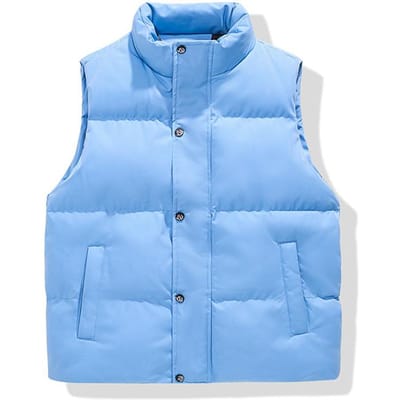 Herfst en Winter Verdikt Vest Casual Grote Maat Vest Dons Katoen Veelzijdig Bovenkleding Katoenen Vest Heren 2XL white
