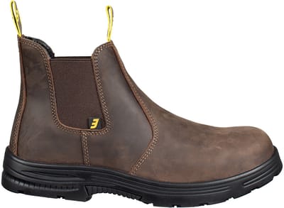Safety Jogger Jackman S3 – Slipvast SRC –  Antistatisch, Hittebestendig, Donkerbruin, Maat 36
