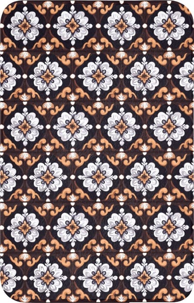 WC mat 50x80 cm - Antislip - traditioneel - Element - Kleurrijk - Toiletmat - Vloermat - Douchemat - Toilet tapijt - Toiletmatten