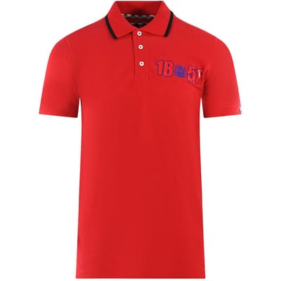 Aquascutum Herenshirt Londen 1851 Polo (Rood)