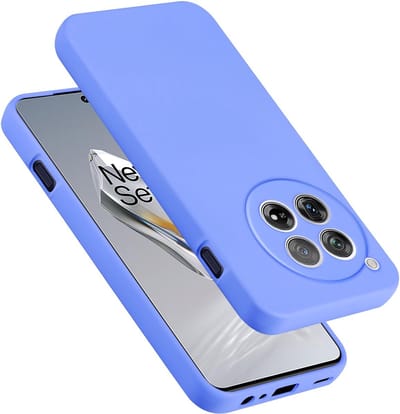 Cadorabo Hoesje geschikt voor OnePlus 12 in LIQUID LICHT PAARS - Beschermhoes gemaakt van flexibel TPU silicone Case Cover