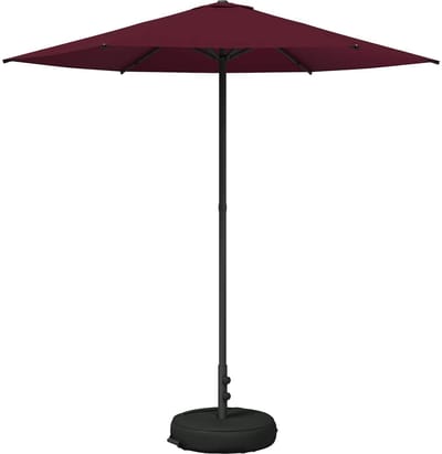vidaXL - Tuinparasol - met - voet - 230 - x - 230 - cm - Polyester - Rechthoekig
