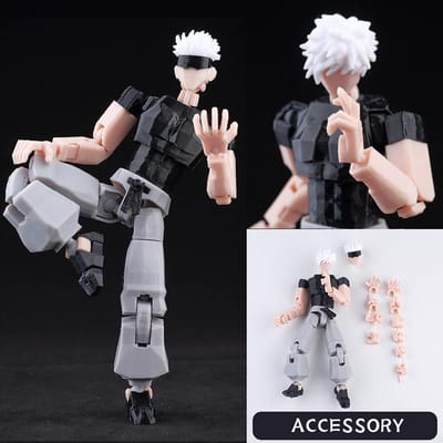 Figurine d'action imprimée en 3D Dummy13 Jujutsu Kaisen Ryomen Sukuna Modèle Anime Jouets Multi-Articulés Articulable Jouet de Collection Cadeau