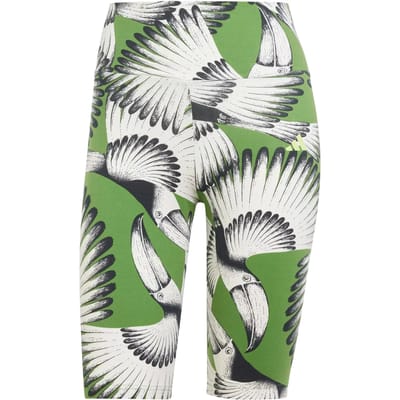 adidas Sportswear adidas x FARM Bike Short - Dames - Wit