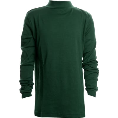 Unisex LPG700 t-shirt met lange mouwen en halve hals voor jongens en meisjes