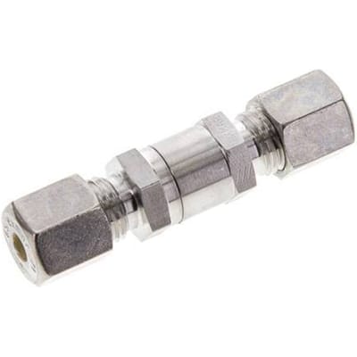3S (M14x1.5) RVS Terugslagklep Knelfitting 1-400 bar ISO 8434-1
