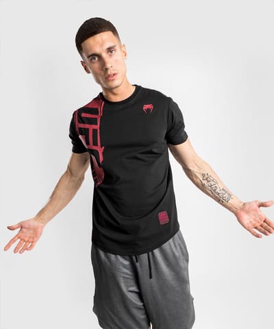 UFC Venum Authentic Fight Week 2.0 T-Shirt Zwart Rood - XXL