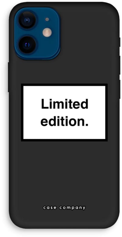 Case Company® - Hoesje geschikt voor iPhone 12 mini hoesje - Limited edition - Biologisch Afbreekbaar Telefoonhoesje - Bescherming alle Kanten en Schermrand