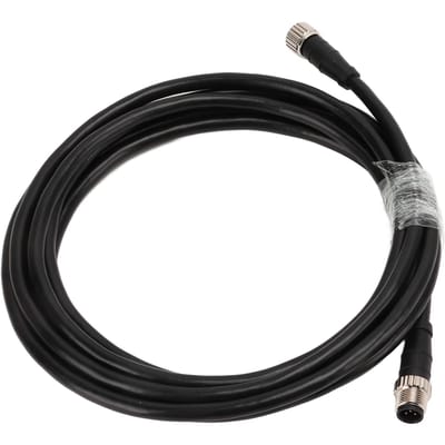 Kit de Connecteur en T et Terminateur pour Câble Dorsal 5 Broches Filetage M12 Étanche IP67 pour Réseaux NMEA 2000 black