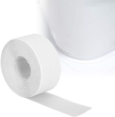 Dailygoody - Afdichtingstape - Waterdichte muurafdichtstrip - Schimmelwerend - Wit - Zelfklevend - Geschikt voor badkamer en keuken - 38 mm breed