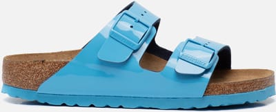 Birkenstock Arizona Sandalen blauw Lak - Dames - Maat 42