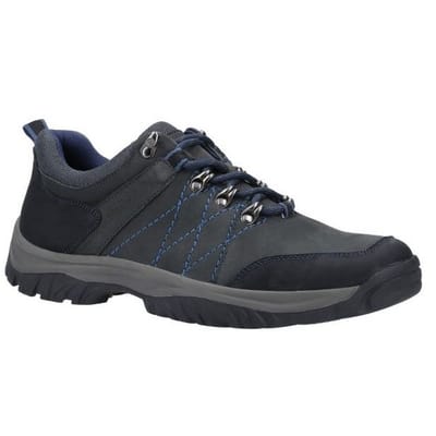 Cotswold Heren Toddington Lace Up Nubuck Leren Schoen (Marine)