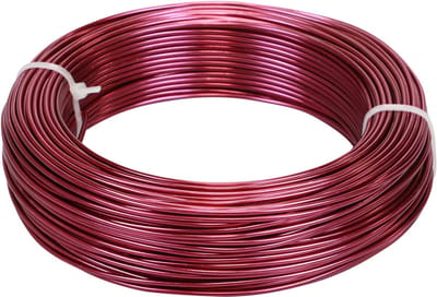 Aluminiumdraad Ø2mm 500g, 60m Roze - Flexibel en veelzijdig voor doe-h