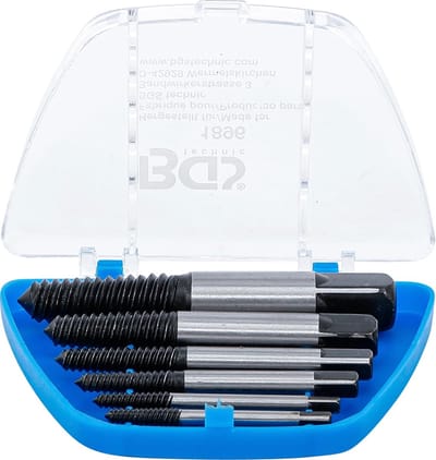 Screw Out Set – 6 Delig – Maten 1-6 – Geschikt voor Schroeven 3-25 mm – Geschikt voor Vastzittende Schroeven