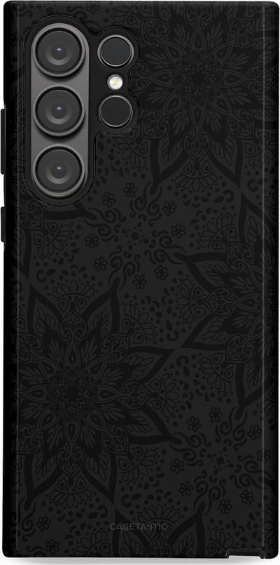 Casetastic Hoesje Geschikt voor Samsung S23 Ultra - Stijlvolle Beschermende Duo-layer Case - Mandala stijl