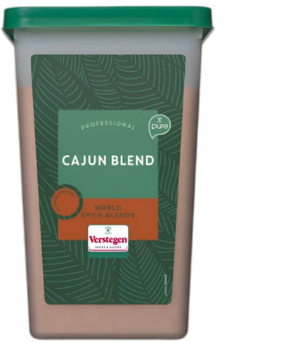 Verstegen - Cajun blend kruiden fijn met zout - World Spice Blends - Pure - XL doos - Kruiden & specerijen - 1500g