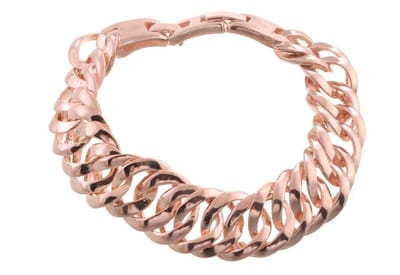 Behave Schakelarmband, metaal, lengte 18-19,5