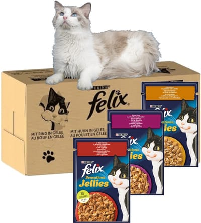 PURINA Felix Sensations - Kattenvoer - 120x85g - Verschillende Smaken