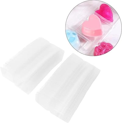 Wax Melt Containers - Clamshell Molds - Zeep Maken - Duurzaam PET Materiaal - 100 Stuks - Doorzichtig