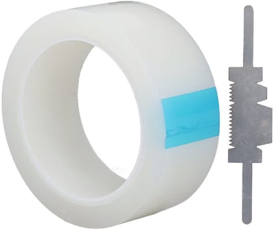 Dailygoods- Brilbeschermende Tape Sterke Hechting - Stofbestendig - Krasfilmrol - Verbeterde Plakkerigheid - Premium PE-Materialen - Veelzijdig Gebruik - Krasfilm