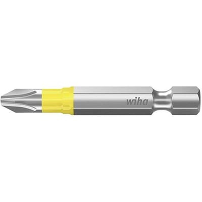 Wiha 41624 Kruis-bit Aandrijving: 1/4 (6,3 mm) Uitvoering: Kruiskop Phillips PH 1 50 mm
