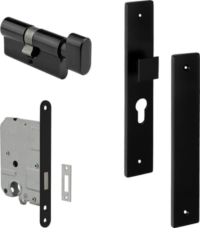 Eliot® schild met knop profielcilinder - incl. kastslot profielcilinder - incl. knopcilinder 30/30 met 3 sleutels