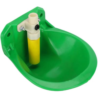 Schaap Waterbakken Touch Klep Plastic Beker Dier Voeders Drinkapparatuur voor BoerderijPlastic Vruchtwaterbak green