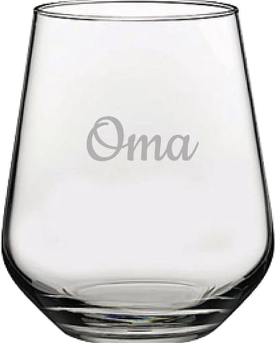 Gegraveerde Drinkglas 42,5cl Oma