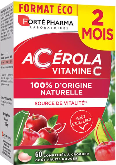Forté Pharma Energie Acerola 60 Kauwtabletten