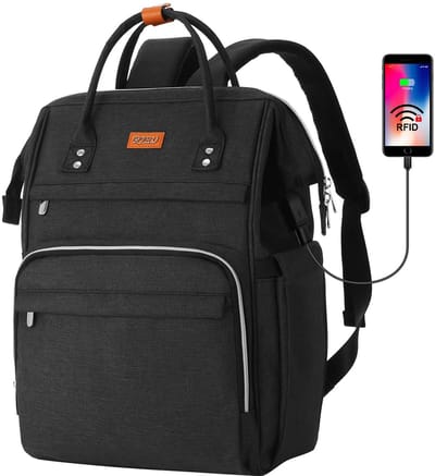 Dailygoods- Laptop Rugzak Waterdicht - Anti Diefstal - Grote Capaciteit - 15,6 Inch - Voor Meisjes/Tienermeisjes - 5 Compartimenten - Rugtas