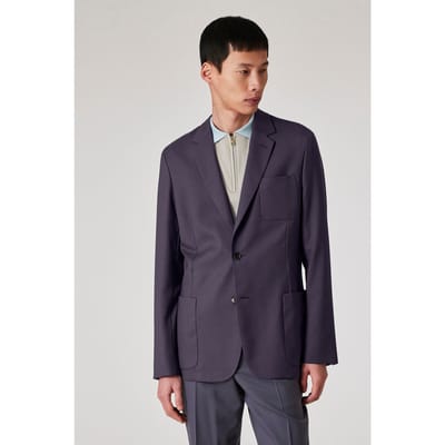 Paul Smith Mens 2 Button Jacket Dark Violet Größe: 50 | Blazer Outlet | Herren | Violett
