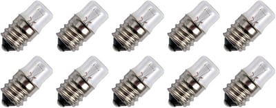 Signaallamp E14 24V 1W - 41 mAh - 10 stuks - T14 Gloeilamp Ø14mm - 30mm - 2500K - Dimbaar