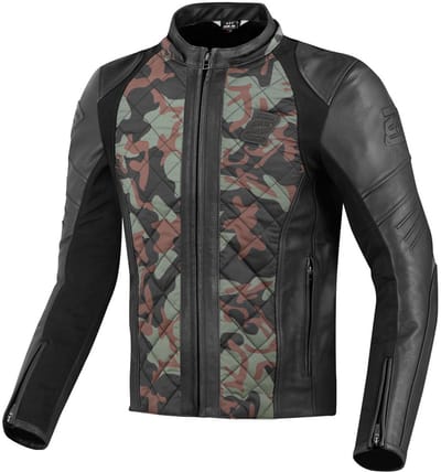 Bogotto Radic Leren / Textiele Motorjas Groen - Jas