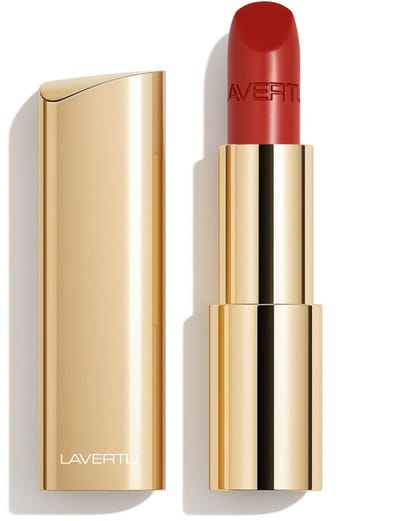 LAVERTU - Lipstick Nature – Natuurlijke Lipstick met Halfmatte Finish – 37 Messira Red | Romige, Lichte Textuur | Hydraterend & Verzorgend met Ricinusolie & Bijenwas