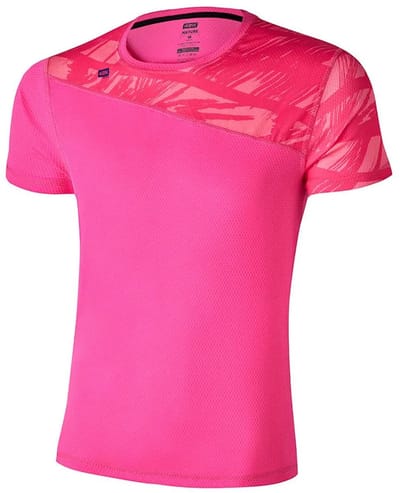42k Running Nature T-shirt Met Korte Mouwen Roze S Man