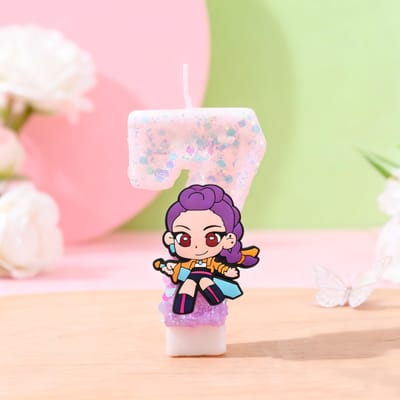 Mooie Kpop Demonenjager Thema Kaarsen voor Verjaardagsfeestjes van Kinderen van 5-9 Jaar Prachtige Taartdecoraties Feestartikelen