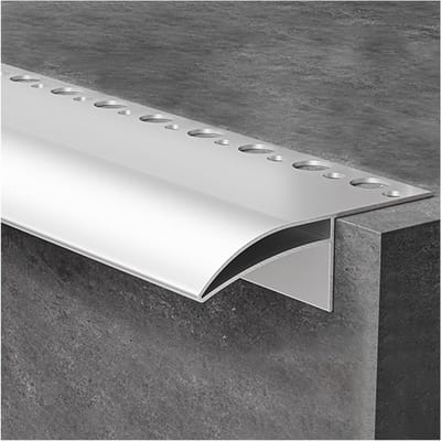 Aluminium Drip Edge - Dakrand Bescherming - Beschermt Muren - Voorkomt Terugstromend Regenwater - 35mm Breed - Aluminium