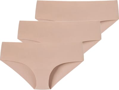 Schiesser Dames slip / onderbroek 3 pack Invisible Light