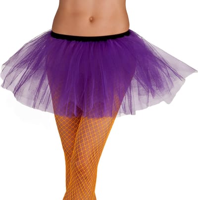 Boland - Tutu paars - Volwassenen - Danser/danseres - 80's & 90's - Disco